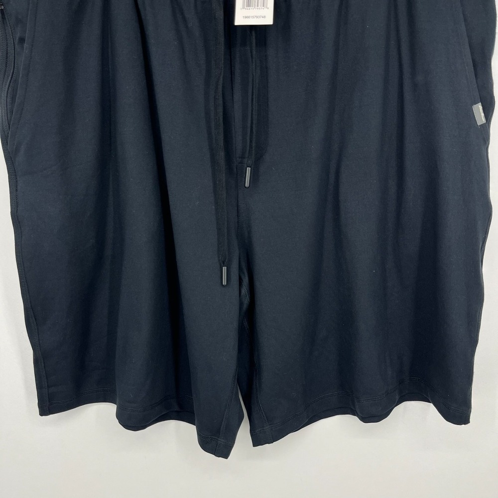 Eddie Bauer Sweat Shorts Men's Size‎ 2XL Black Lounge Drawstring New NWT - Picture 3 of 11